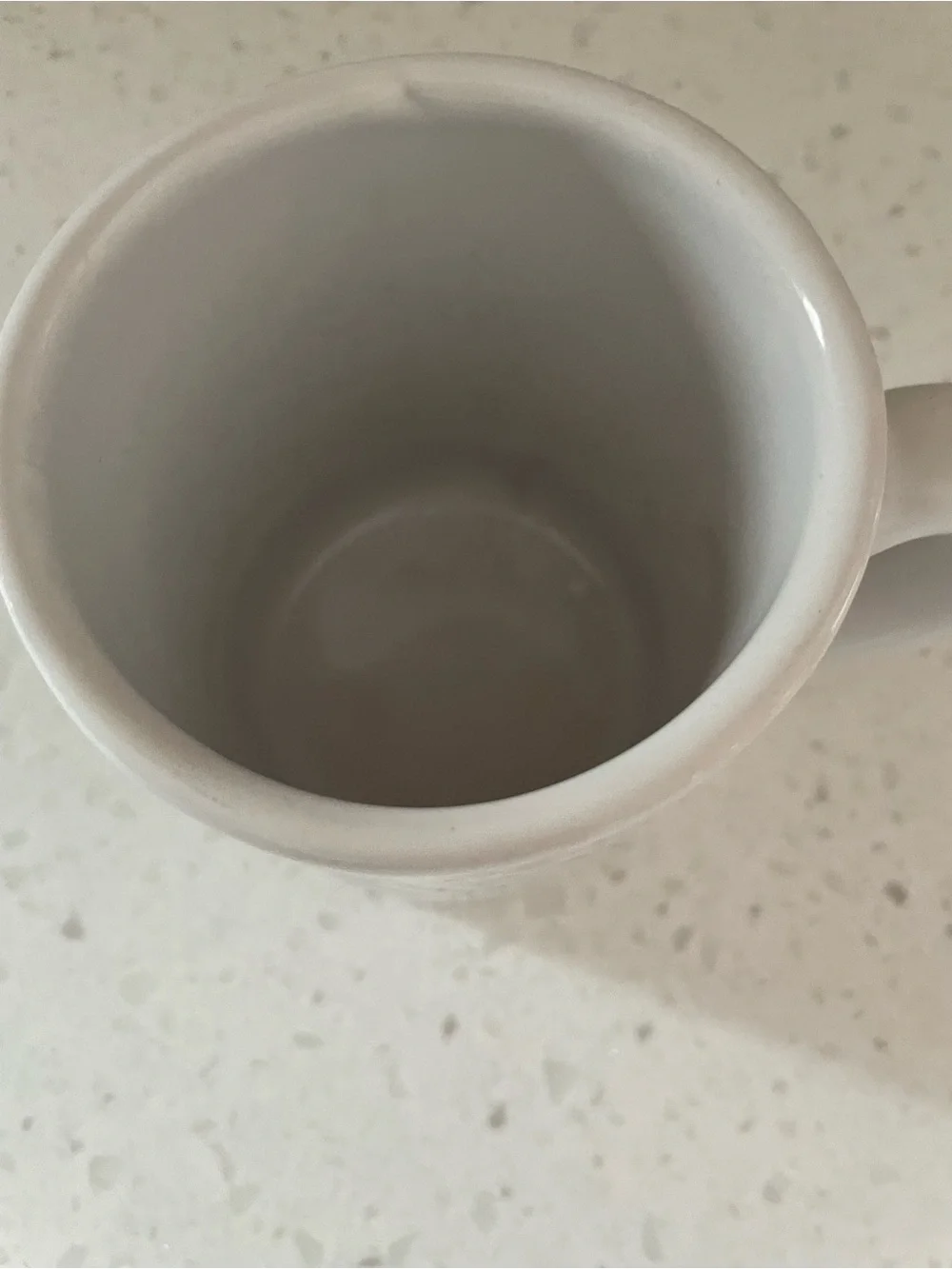 Vintage Pier 1 White Impressed Fruit Terracotta 30 Hand Painted Coffee Mug